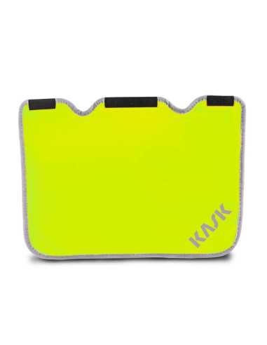 Cubrenucas KASK Superplasma Hi Viz, color amarillo fluor