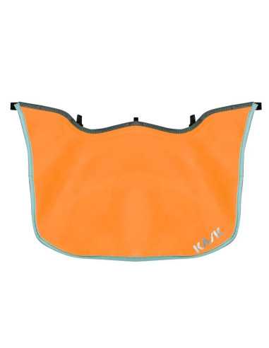 Cubrenucas impermeable KASK Neck Shield RW Hi Viz, color naranja fluor