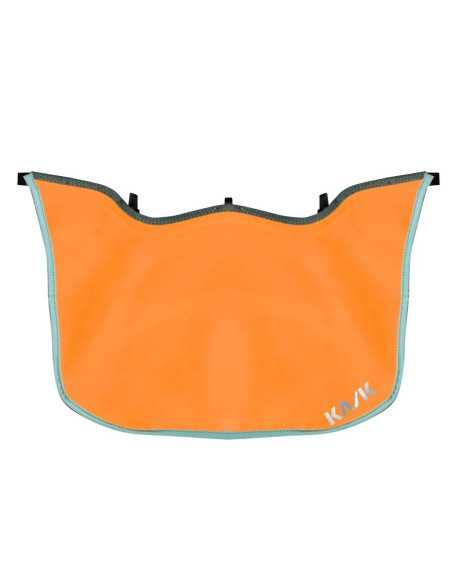 Cubrenucas impermeable KASK Neck Shield RW Hi Viz, color naranja fluor