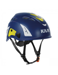 Casco de seguridad KASK Superplasma AQ Hi Viz, color azul/amarillo