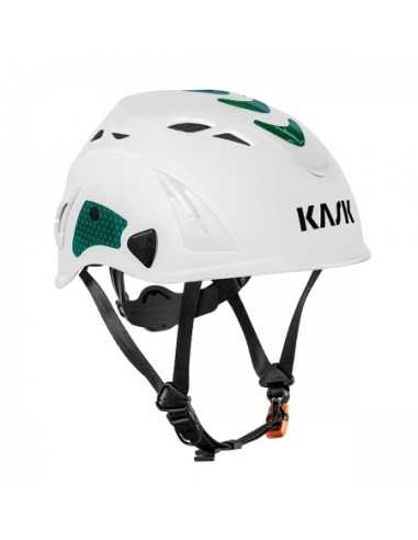 Casco de seguridad KASK Superplasma AQ Hi Viz, color blanco/verde