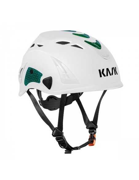 Casco de seguridad KASK Superplasma AQ Hi Viz, color blanco/verde