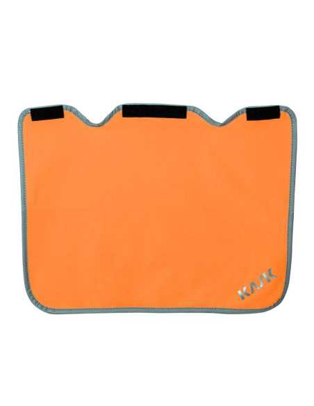 Cubrenucas impermeable KASK Superplasma Neck Shield RW Hi Viz, color naranja fluor