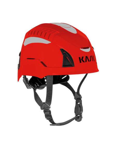 Casco de bomberos forestales y rescate KASK Quantum Cabrio, color rojo