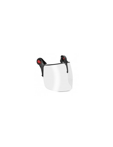 Kit visor facial completo KASK Zen FF Plus con adaptadores FR, color transparente