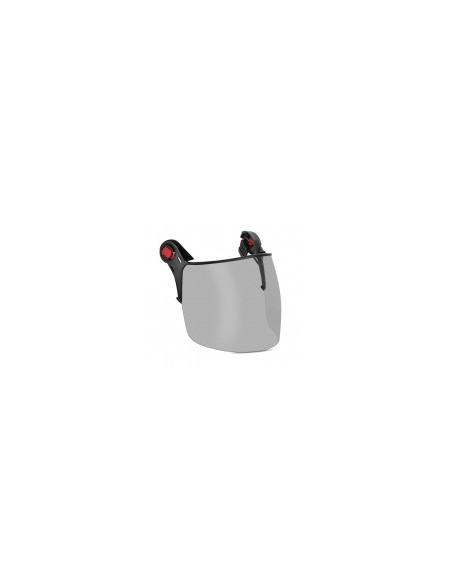 Kit visor facial completo KASK Zen FF Plus con adaptadores FR, color ahumado